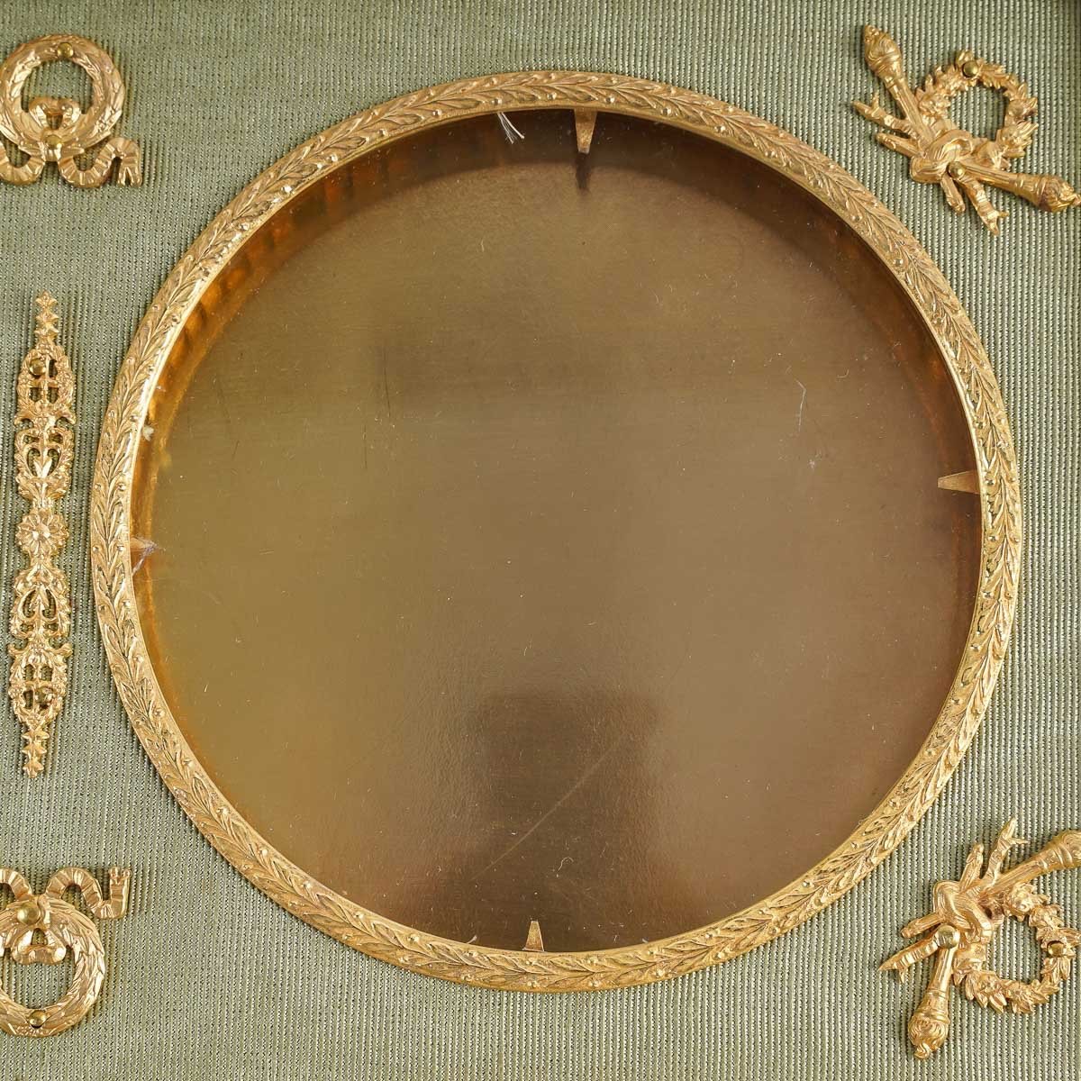 Double Photo Frame In Gilt Bronze Late Nineteenth Century-photo-2