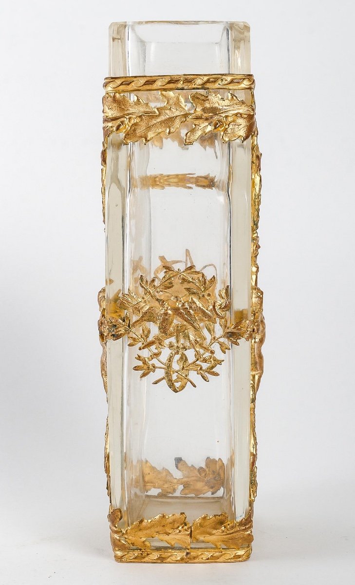 Set In Crystal And Gilt Bronze Late Nineteenth Century-photo-2