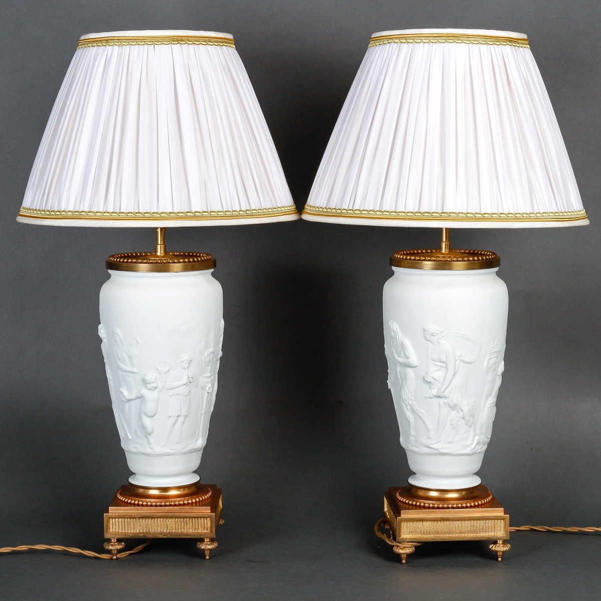 Proantic Paire De Lampes En Biscuit De S vres XIX me Si cle proantic-paire-de-lampes-en-biscuit-de-s-vres-xix-me-si-cle