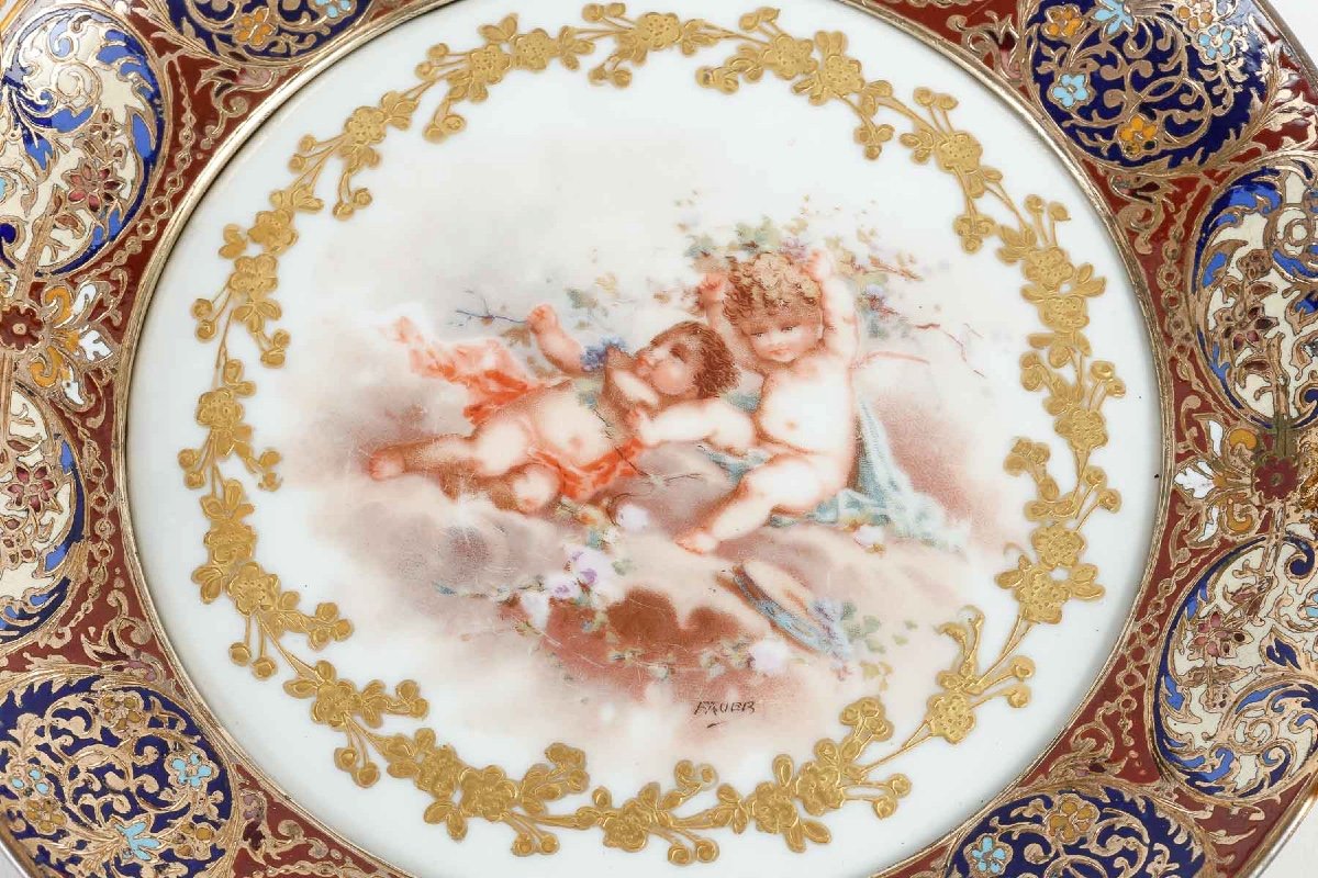 A Cup In Bronze And Cloisonné Enamel Late 19th Century-photo-3