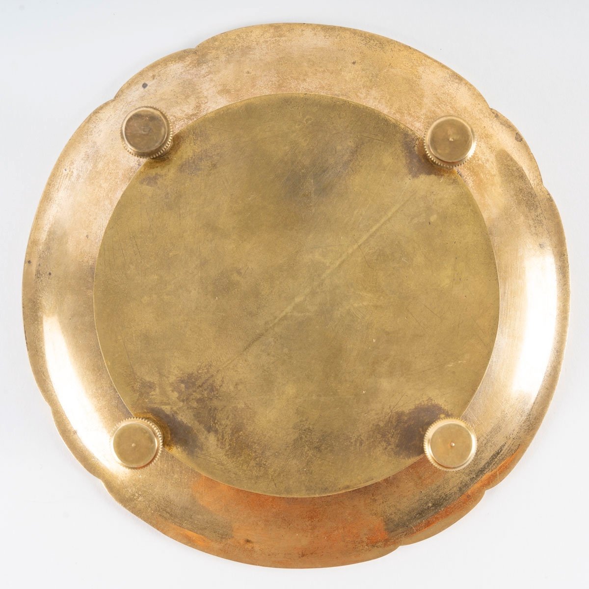Un Coupe En Bronze Doré Et émail Cloisonné, Fin XIXème Siècle -photo-3