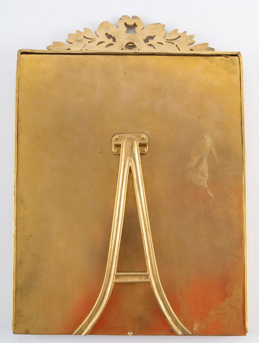 Un Cadre Photo En Bronze Doré, Fin XIXème Siècle -photo-7