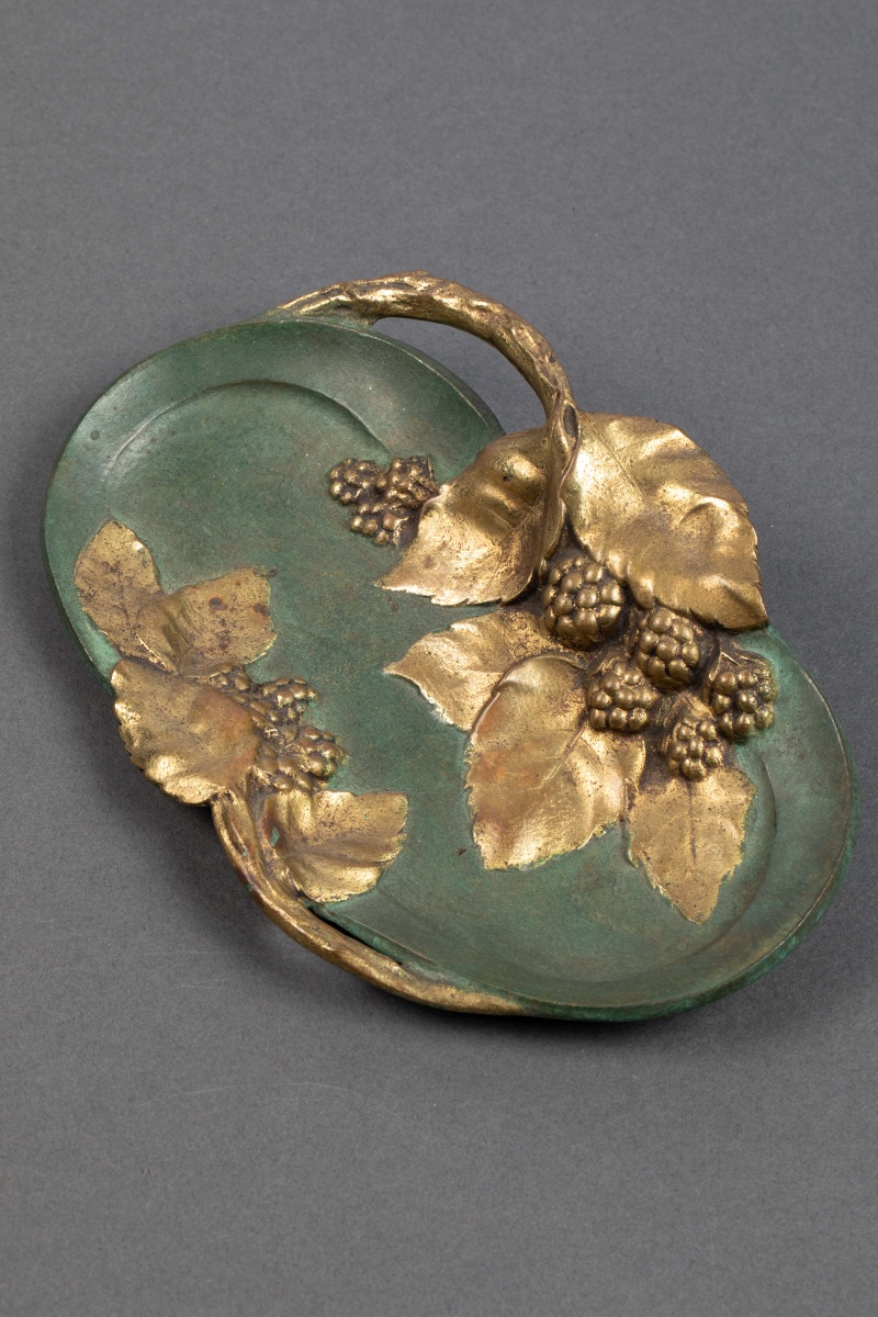 Un Vide Poche En Bronze De Style Art Nouveau, Début XXème Siècle -photo-4