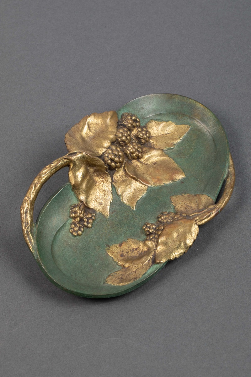 Un Vide Poche En Bronze De Style Art Nouveau, Début XXème Siècle -photo-7