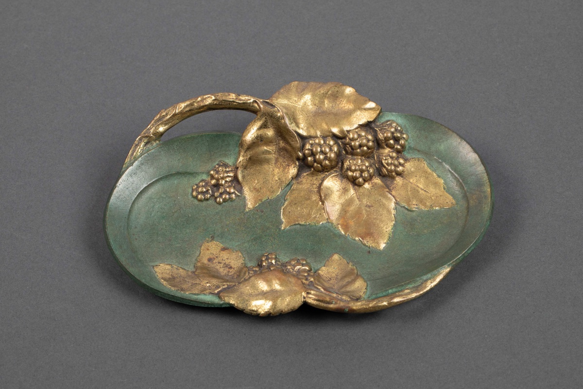 Un Vide Poche En Bronze De Style Art Nouveau, Début XXème Siècle -photo-8