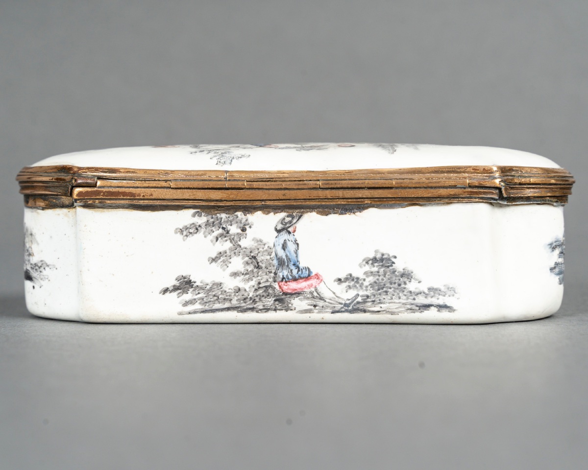 An Enamel Jewelry Box, Late 19th Century -photo-4