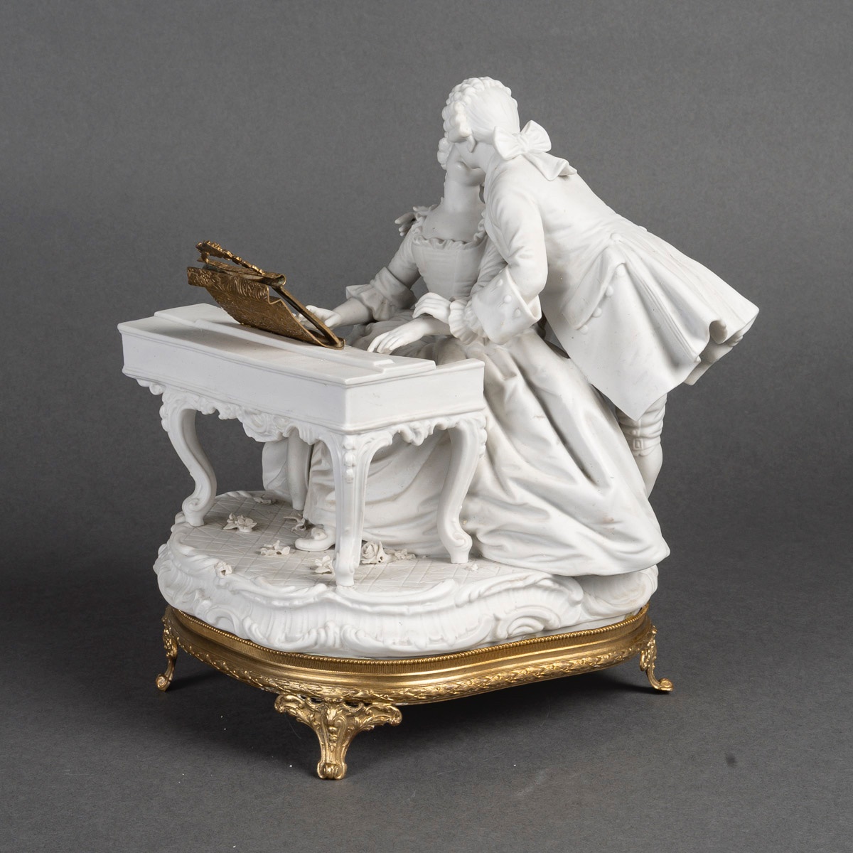 Une sculpture romantique en biscuit, fin XIXè siècle -photo-6