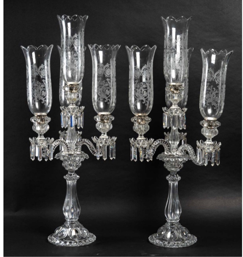 Une paire de girandoles BACCARAT, époque XXème siècle -photo-3
