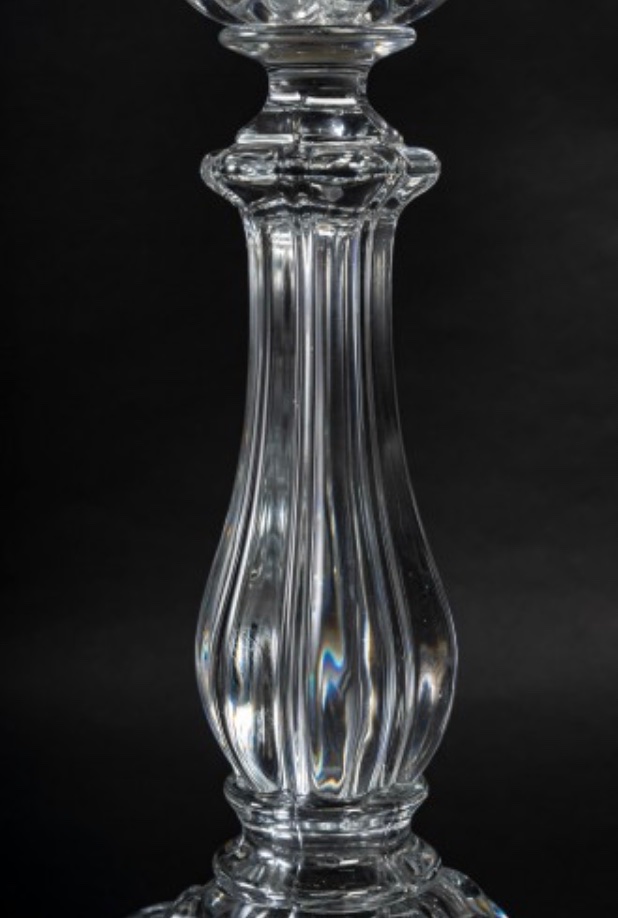 Une paire de girandoles BACCARAT, époque XXème siècle -photo-1