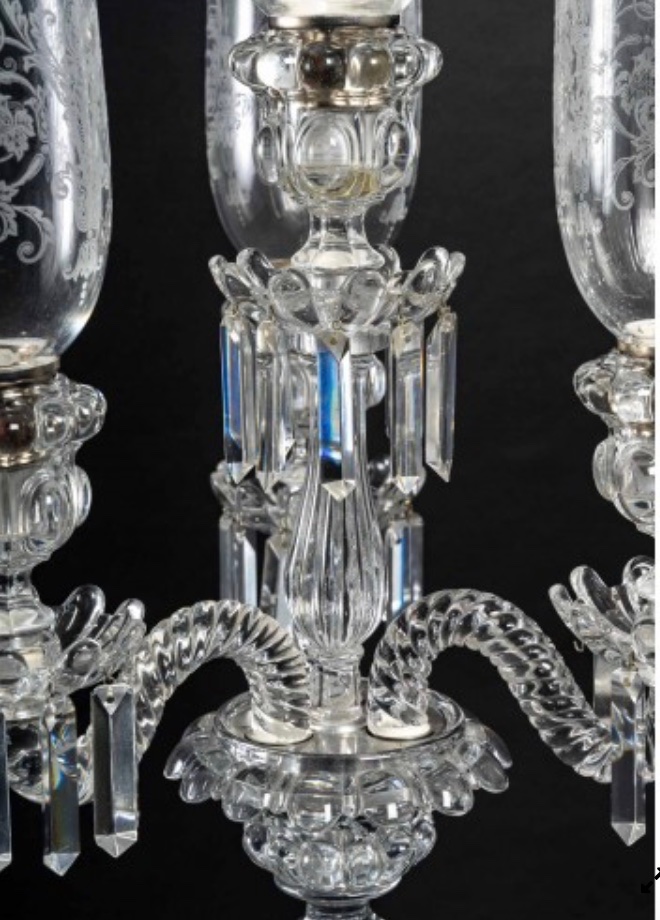 Une paire de girandoles BACCARAT, époque XXème siècle -photo-2