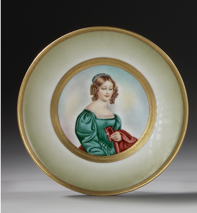 A Set Of Porcelain Plates, Germany 1900-photo-4