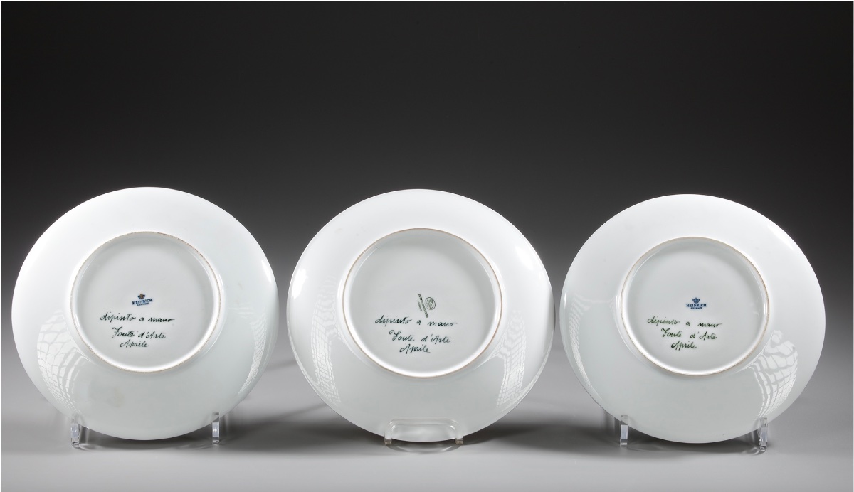 A Set Of Porcelain Plates, Germany 1900-photo-6