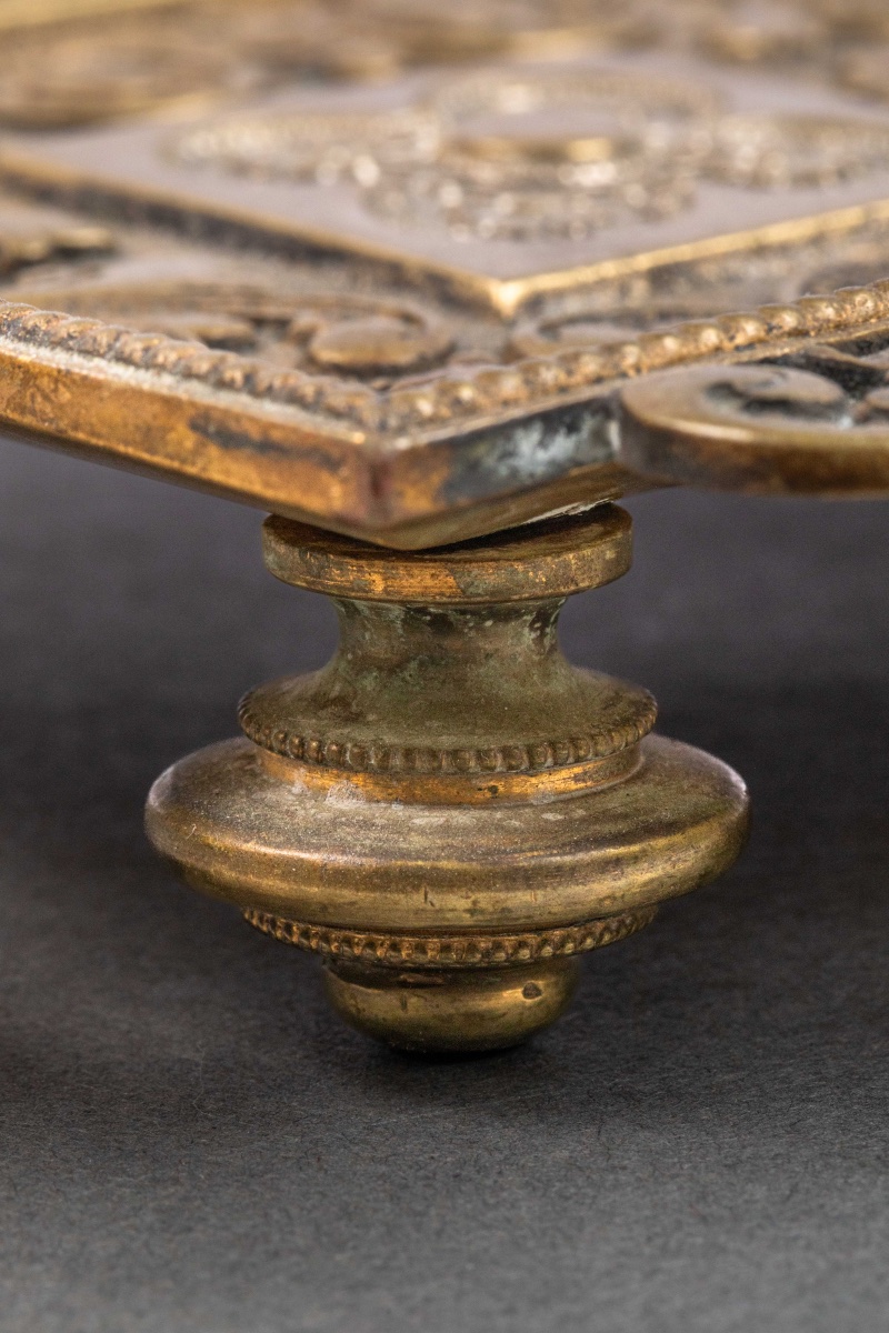 Une coupe vide-poche en bronze doré, fin XIXème siècle -photo-6