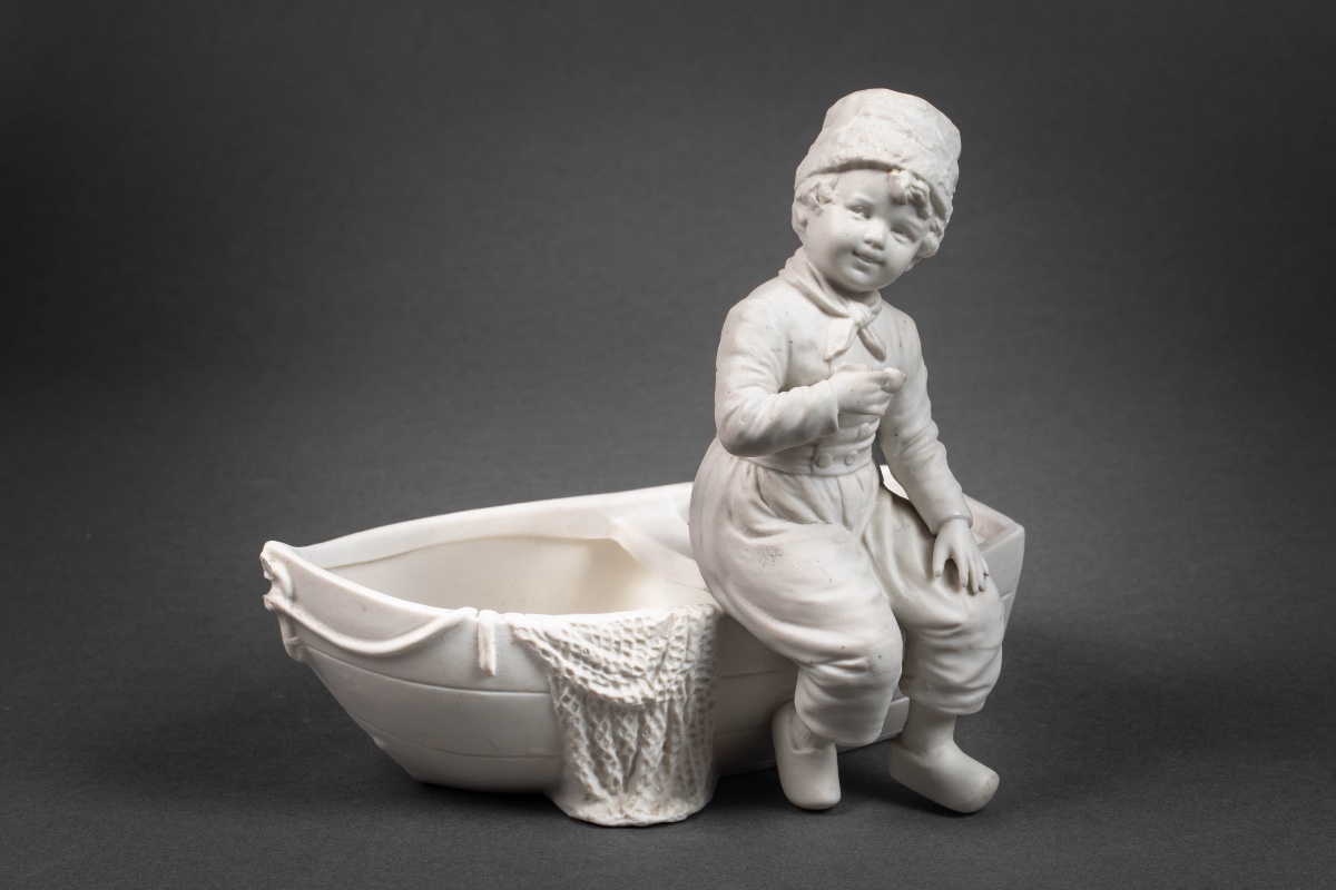 A Pair Of Biscuit Cups, Circa 1900-photo-3