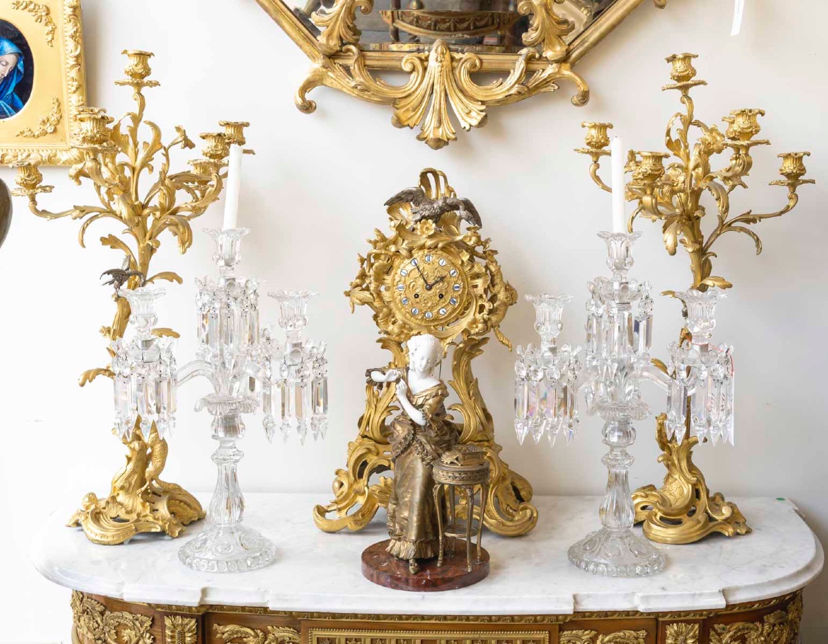 Une sculpture  Grisard en biscuit et régule doré, Art Nouveau  fin XIXème siècle 