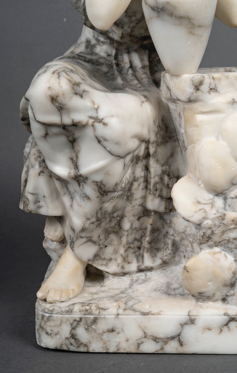 A Marble Sculpture, Late 19th Century -photo-3