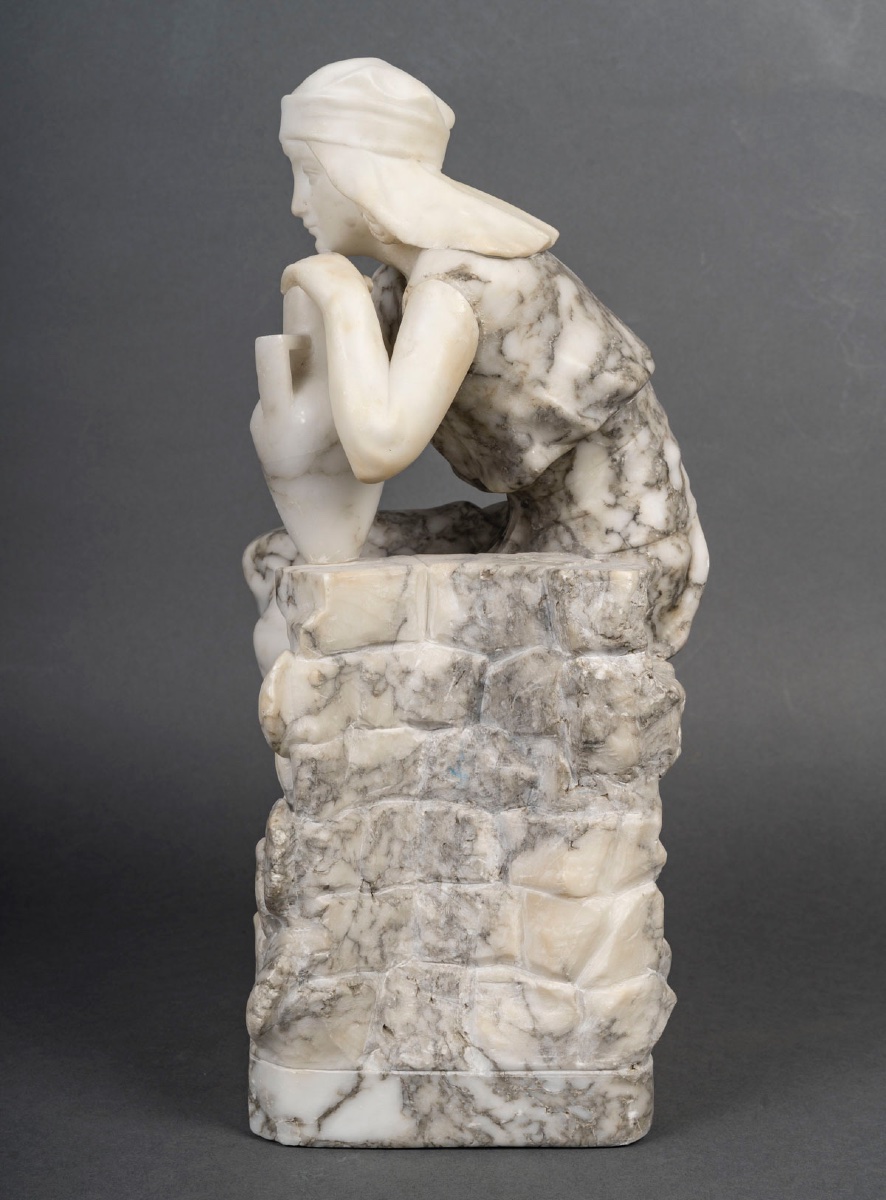A Marble Sculpture, Late 19th Century -photo-5
