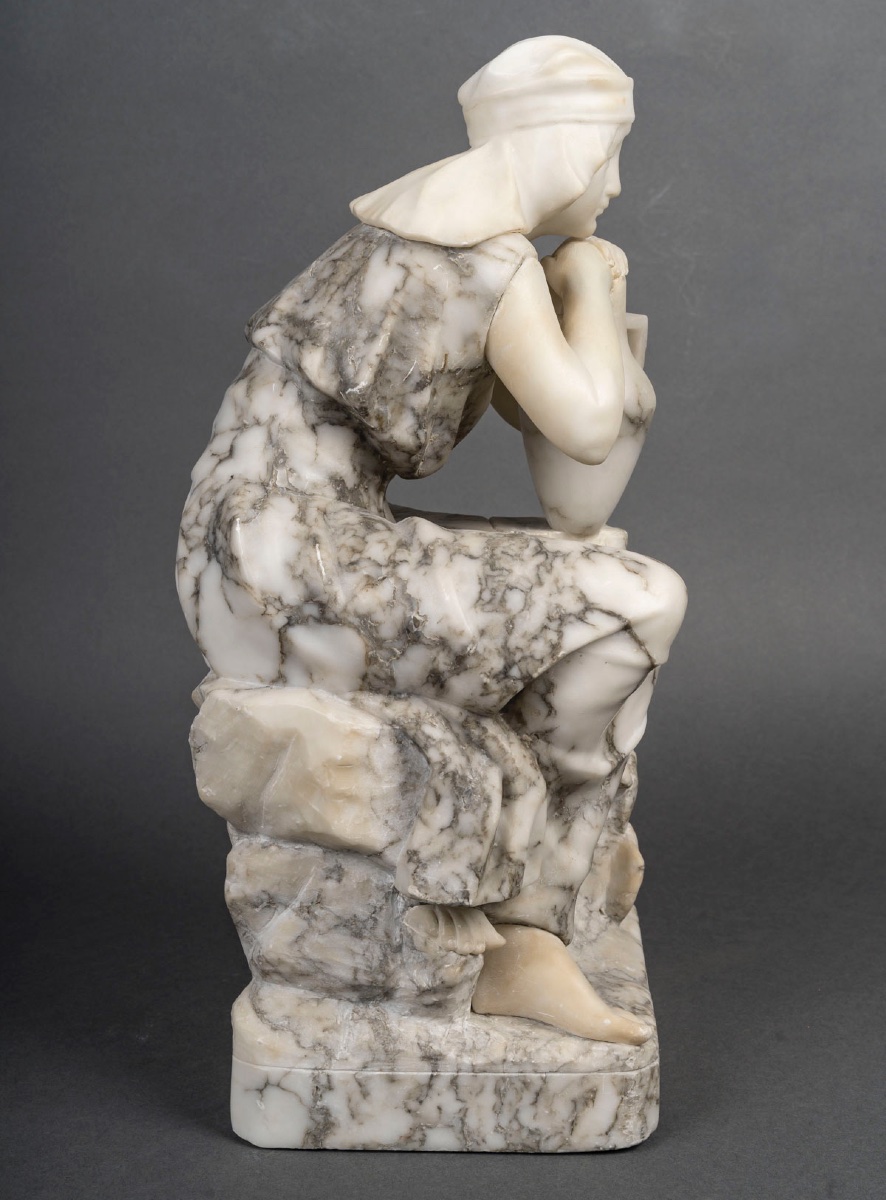 A Marble Sculpture, Late 19th Century -photo-7