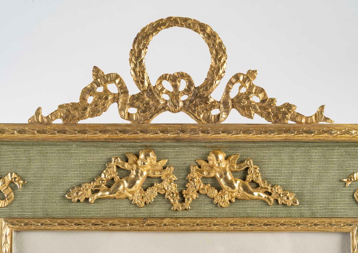 A Gilt Bronze Photo Frame, Late 19th Century -photo-2