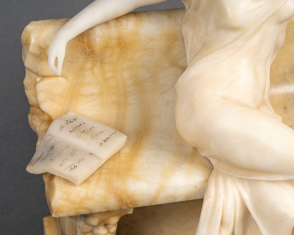 Une sculpture en albâtre, début XXème siècle-photo-2