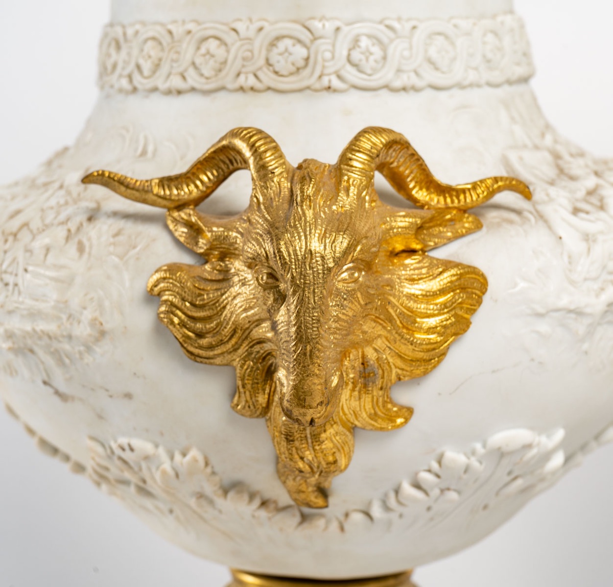 A Pair Of Biscuit Porcelain Vases, Late 19th Century -photo-8