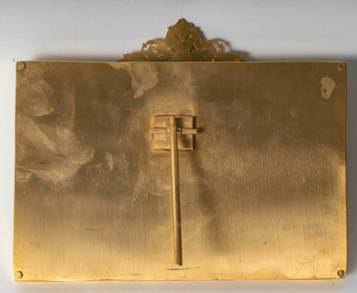 Un cadre photos double, de style louis XVI, fin XIXème siècle -photo-8