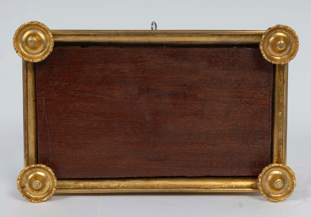 Un coffret à bijoux en bronze doré et émail, fin XIXème siècle -photo-7