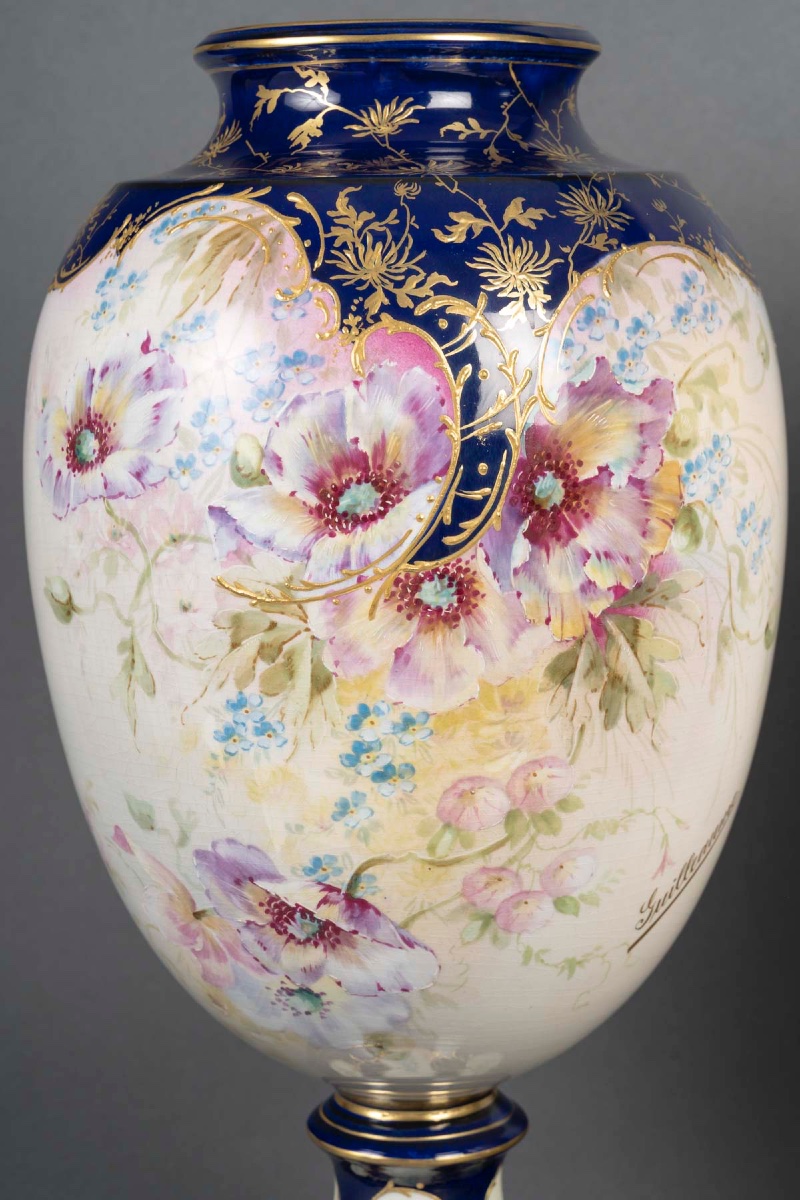 A Pair Of Porcelain Vases, Germany, Early 20th Century -photo-1