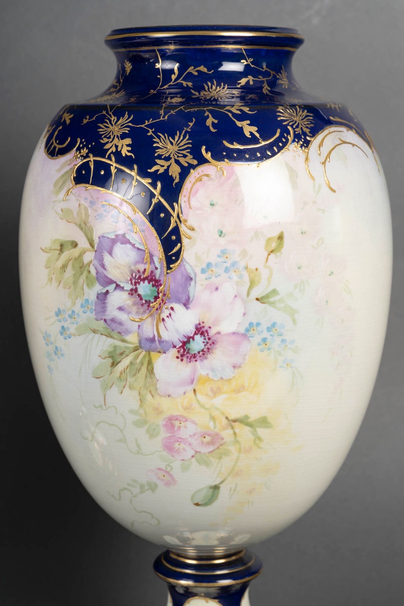 A Pair Of Porcelain Vases, Germany, Early 20th Century -photo-2