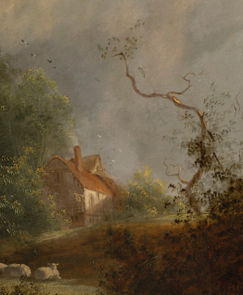 A Pair Of Oil Paintings On Canvas, 19th Century -photo-4