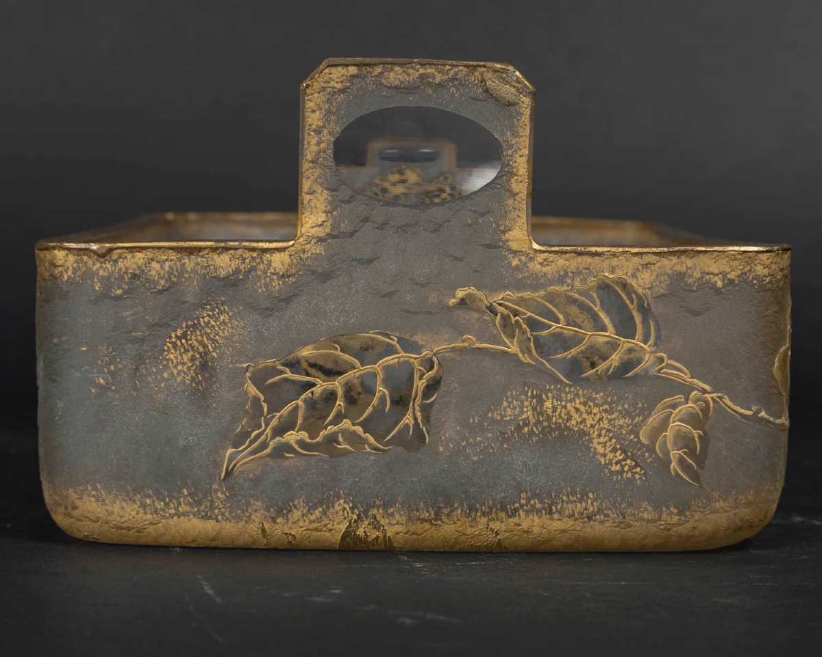 A St. Louis Crystal Bowl, In The Art Nouveau Style, Early 20th Century -photo-3