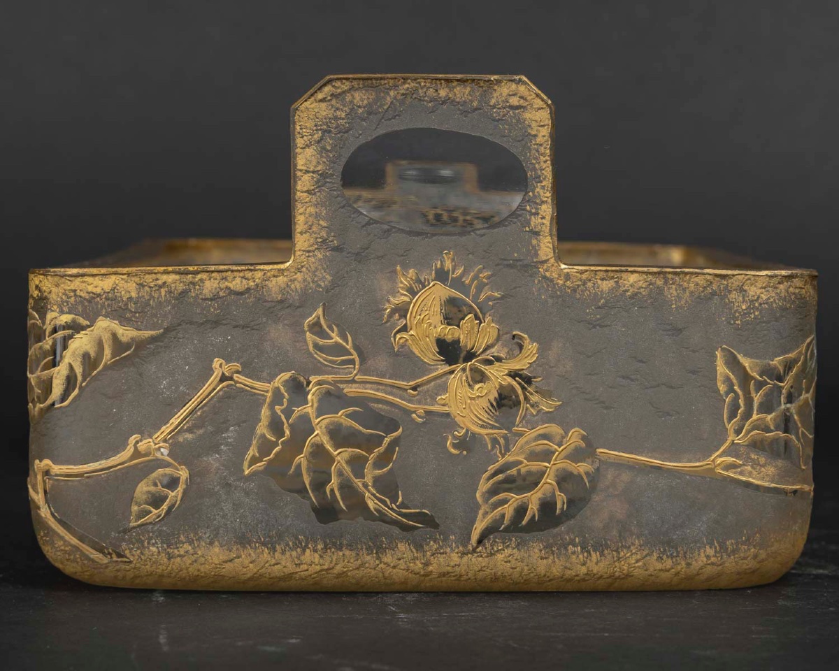 A St. Louis Crystal Bowl, In The Art Nouveau Style, Early 20th Century -photo-6