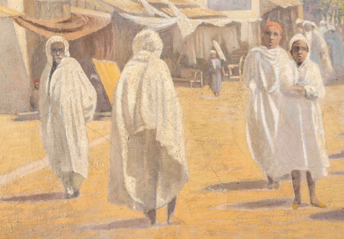 An Orientalist Painting, Kairouan, 1900 -photo-5