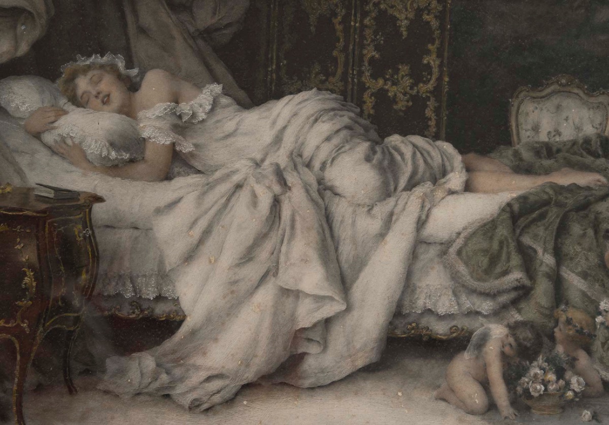 A Pair Of Large  Engravings, Late 19th Century -photo-1