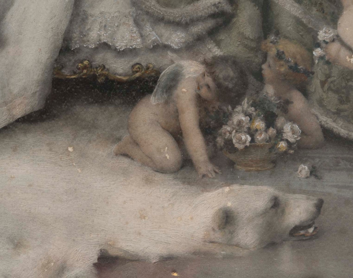 A Pair Of Large  Engravings, Late 19th Century -photo-3