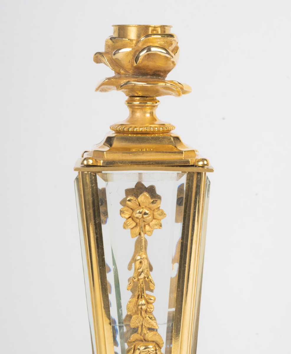 A Gilt Bronze And Sea-green Marble Trim, Late 19th Century -photo-7