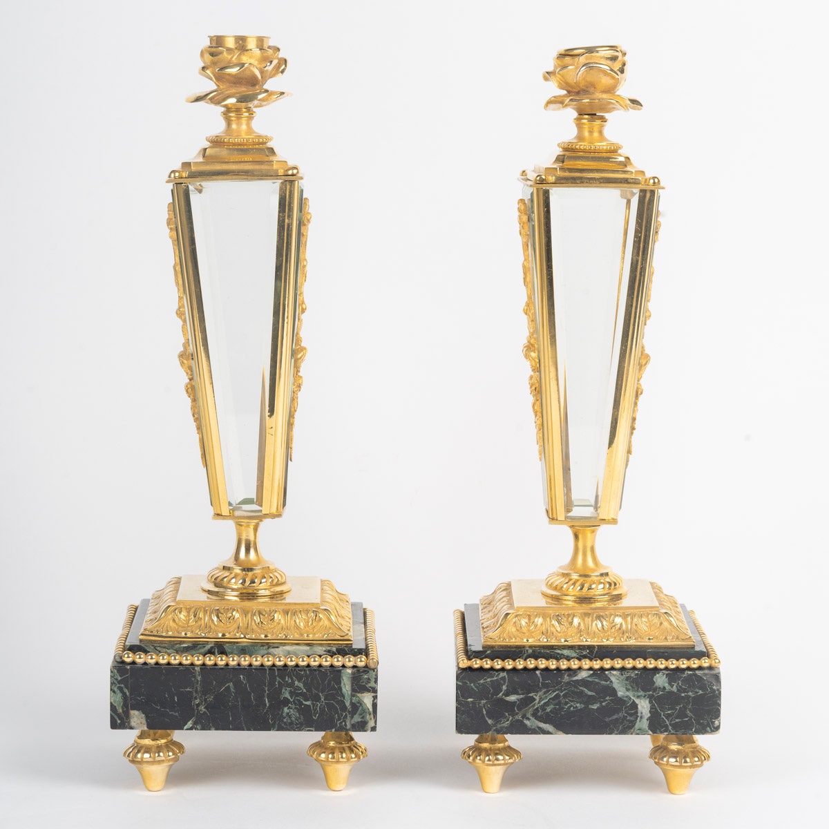 A Gilt Bronze And Sea-green Marble Trim, Late 19th Century -photo-8