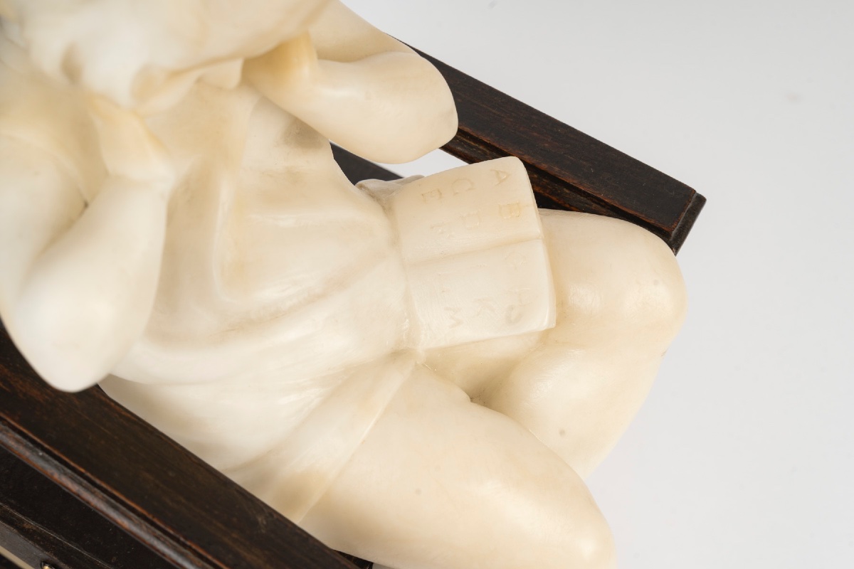 Sculpture en marbre et bronze, époque et style Art Nouveau-photo-8