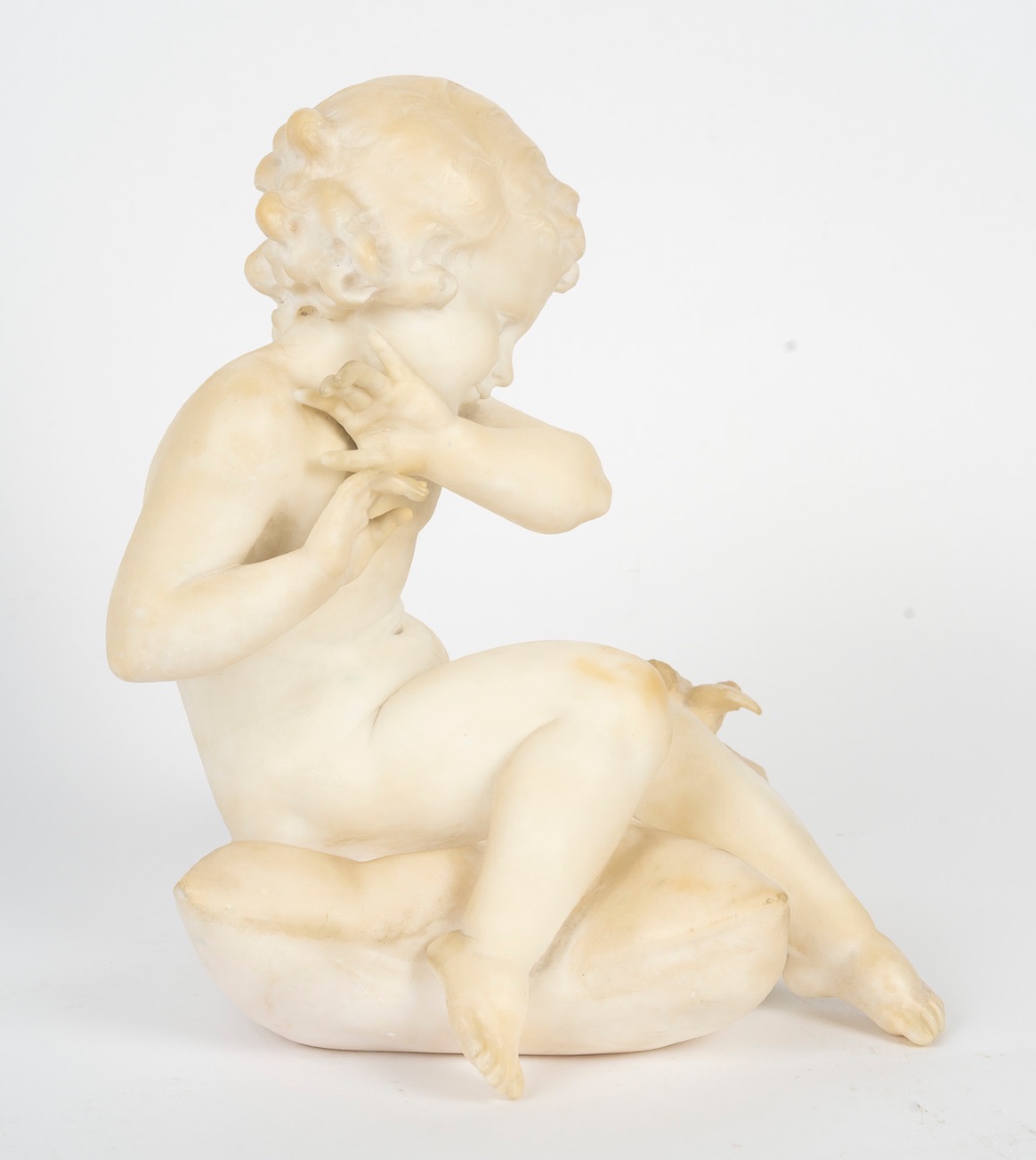 Gory Marble Sculpture, Early 20th Century-photo-6