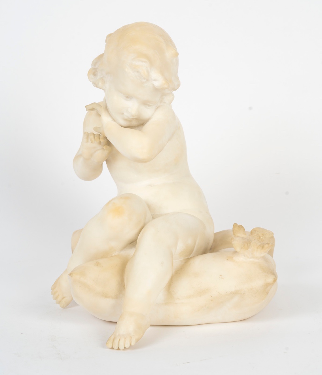 Gory Marble Sculpture, Early 20th Century-photo-8