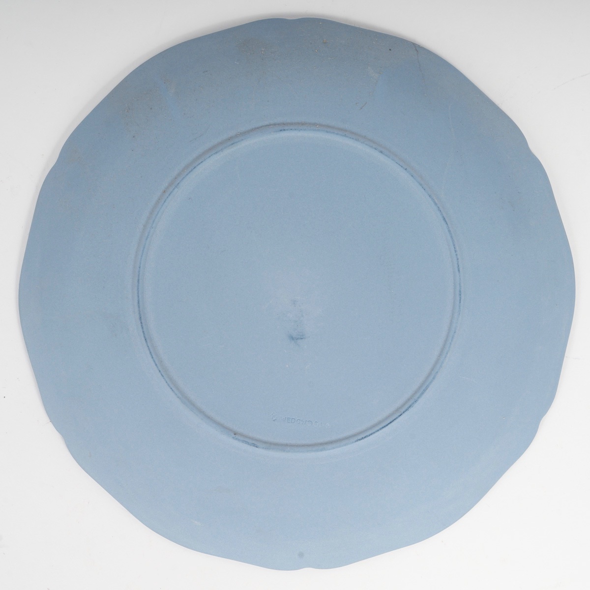 Wedgwood - Christmas 1989 Commemorative Platter In Blue Jasperware-photo-5