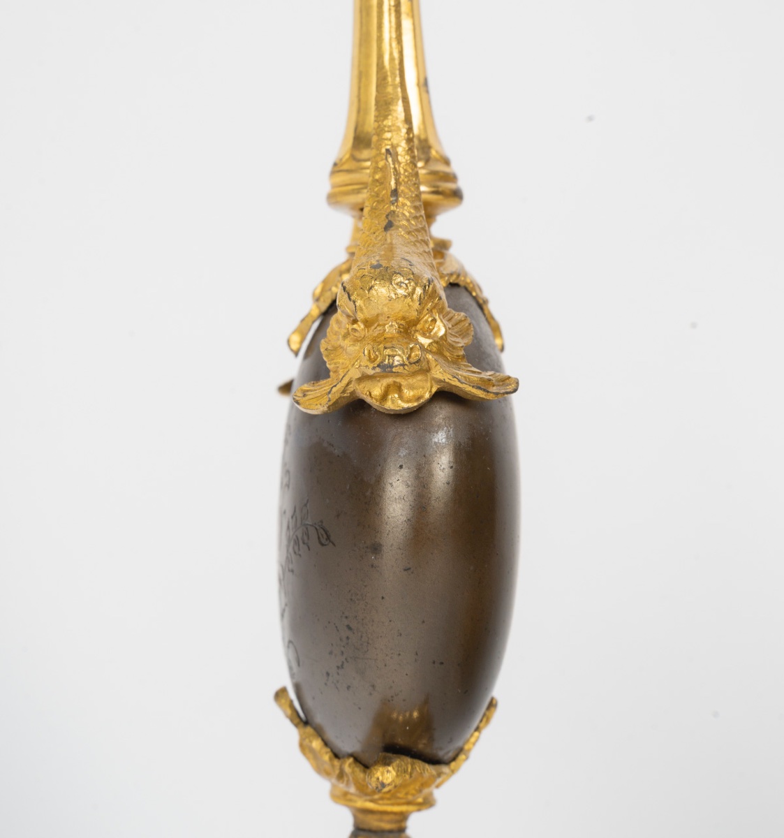 Paire de vases en bronze à double patine, modèle de Barbedienne, fin du XIXᵉ siècle-photo-4