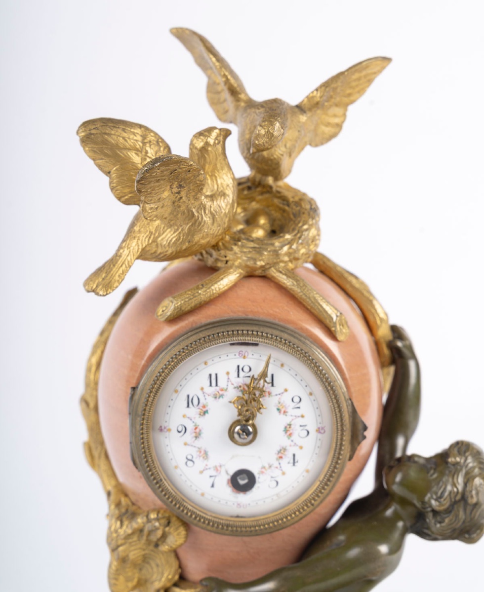 pendulette de style Louis XVI, époque 1900-photo-2