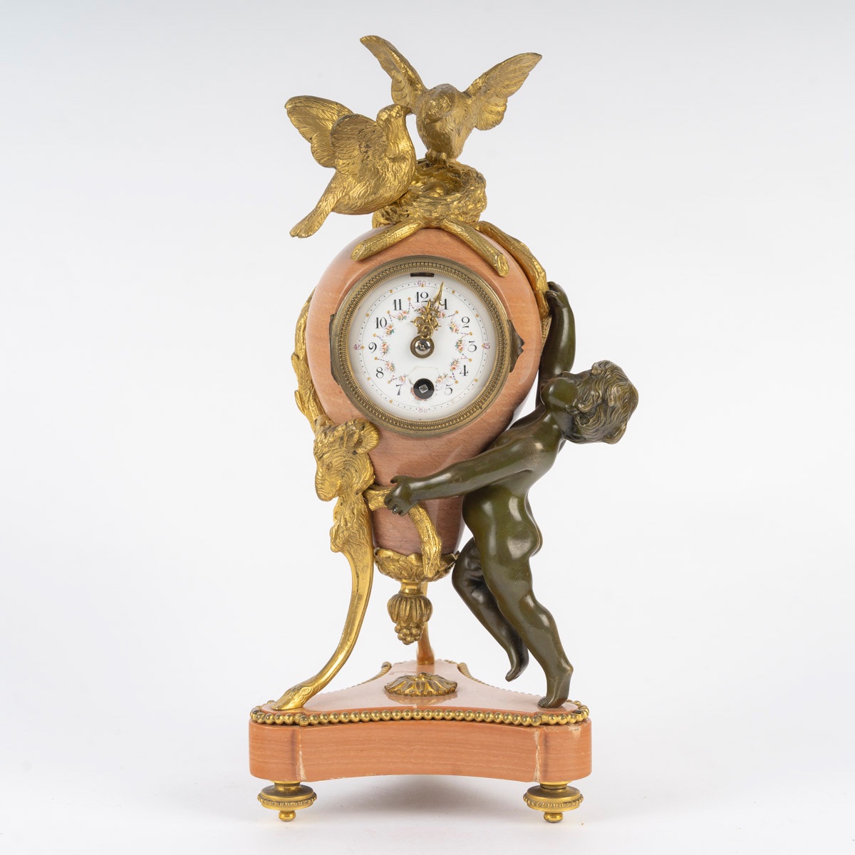 pendulette de style Louis XVI, époque 1900