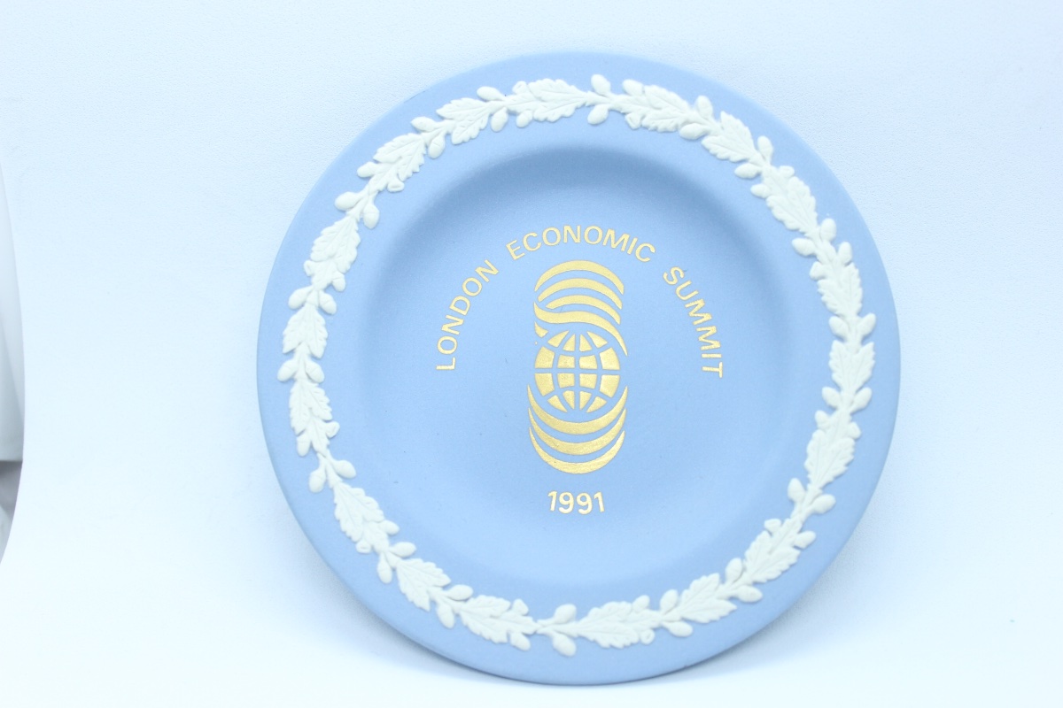 Coupelle Commémorative Wedgwood Jasperware – London Economic Summit 1991 – Made in England