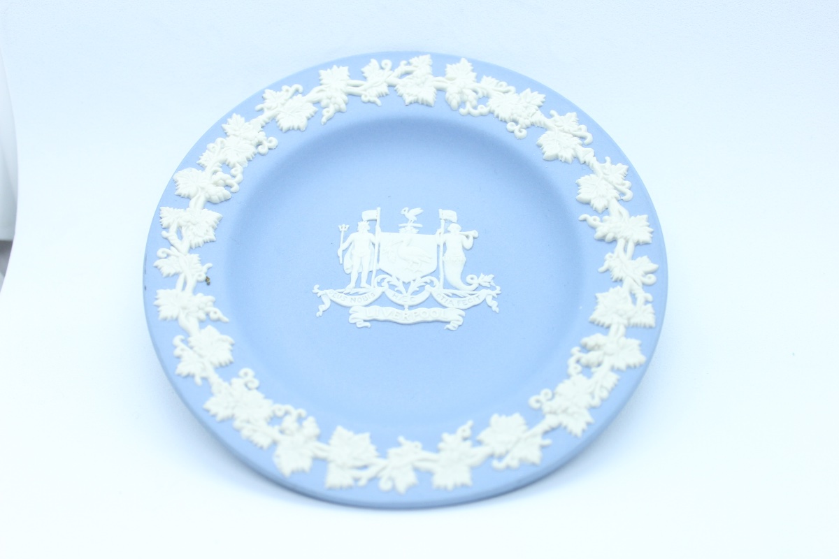 Coupelle Commémorative Wedgwood Jasperware – Liverpool – Emblèmes Allégoriques-photo-4