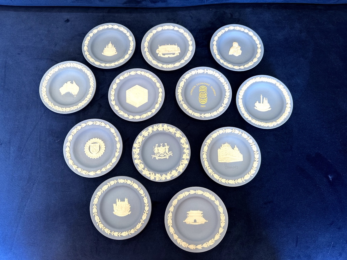 12 Wedgwood Jasperware Commemorative Cups – Made In England