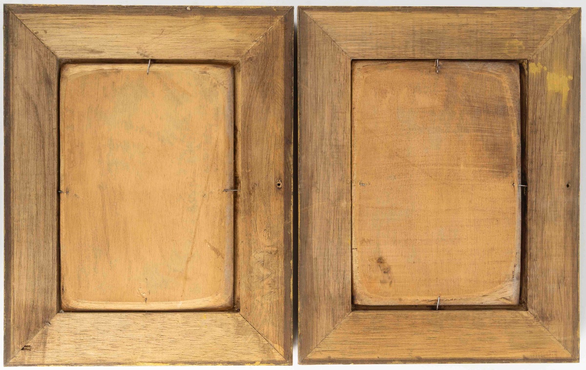 19th-century School  Pair Of Landscapes, Oil On Panel-photo-4