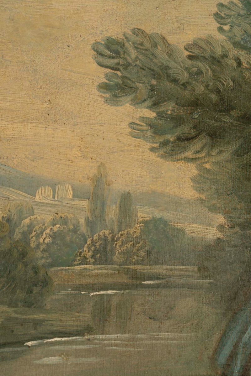 École française du XVIIIᵉ siècle  Dans le goût d'Antoine Watteau (1684-1721)-photo-2