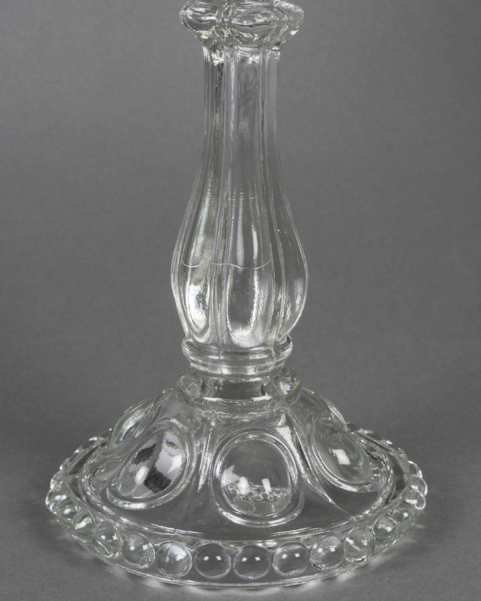Paire de girandoles à cinq lumières en cristal moulé, France, XXᵉ siècle-photo-4